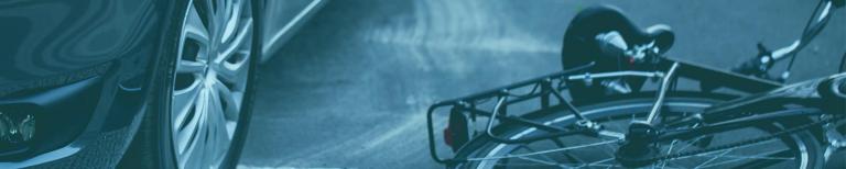 Als fietser aangereden Fiets aangereden door auto